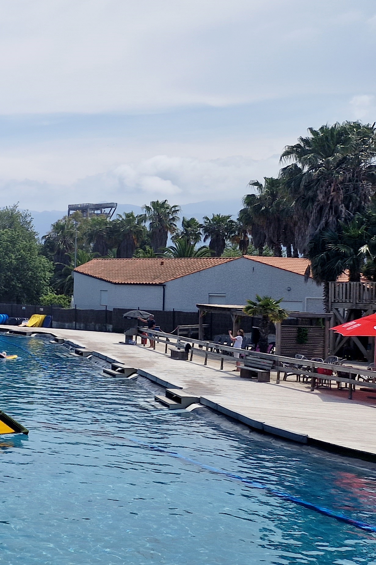 Spectator area at Drop-in