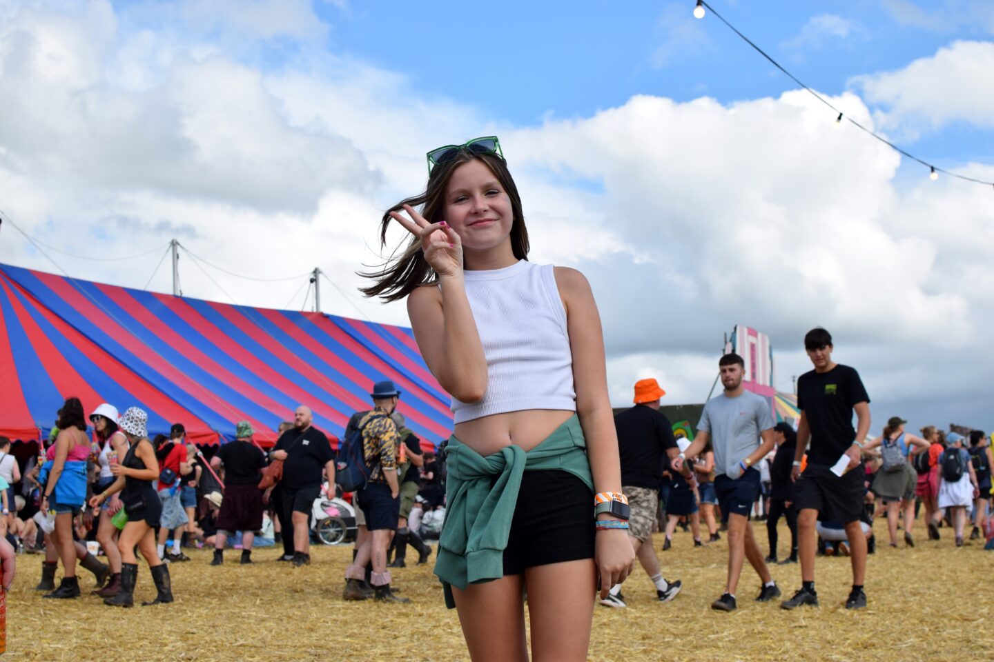 Chloe's festival outfit for Friday at Y Not Festival 2023