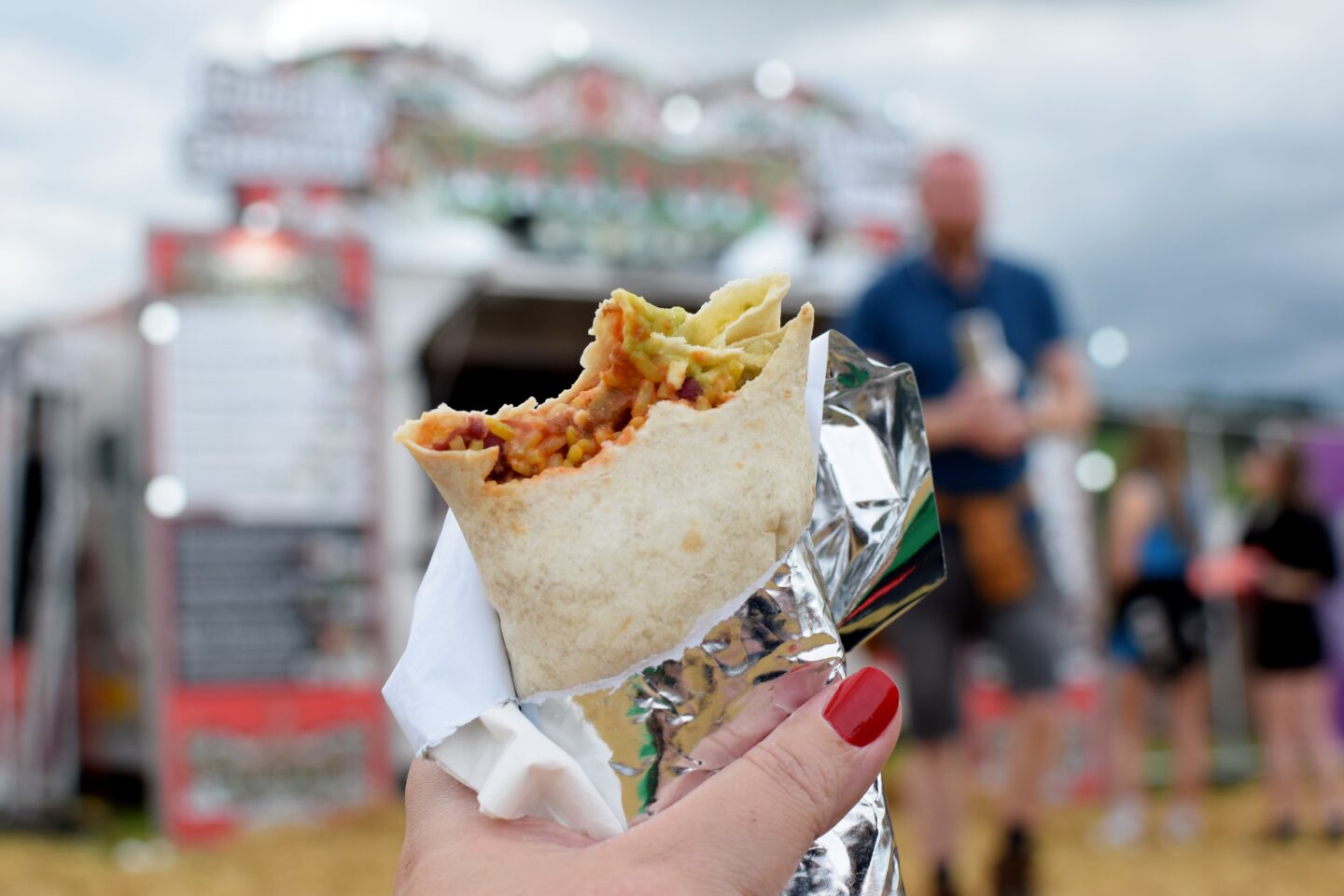 Y Not Festival 2023 - tasty burritos at £13.50