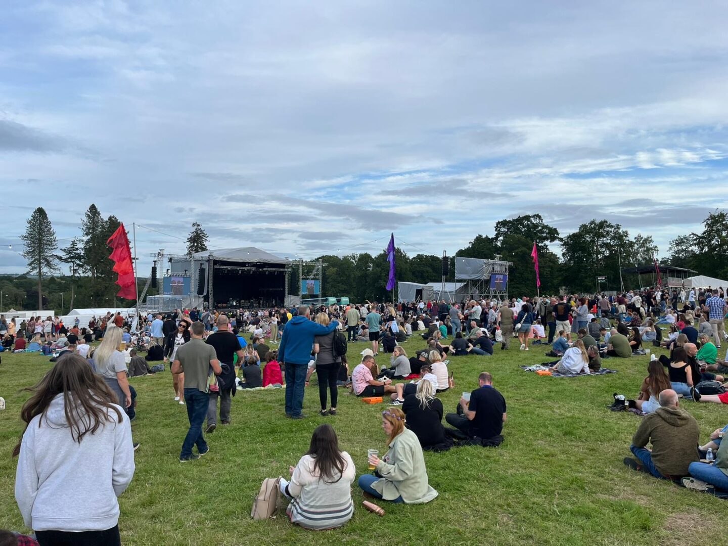 Trentham Live - lots of space for families