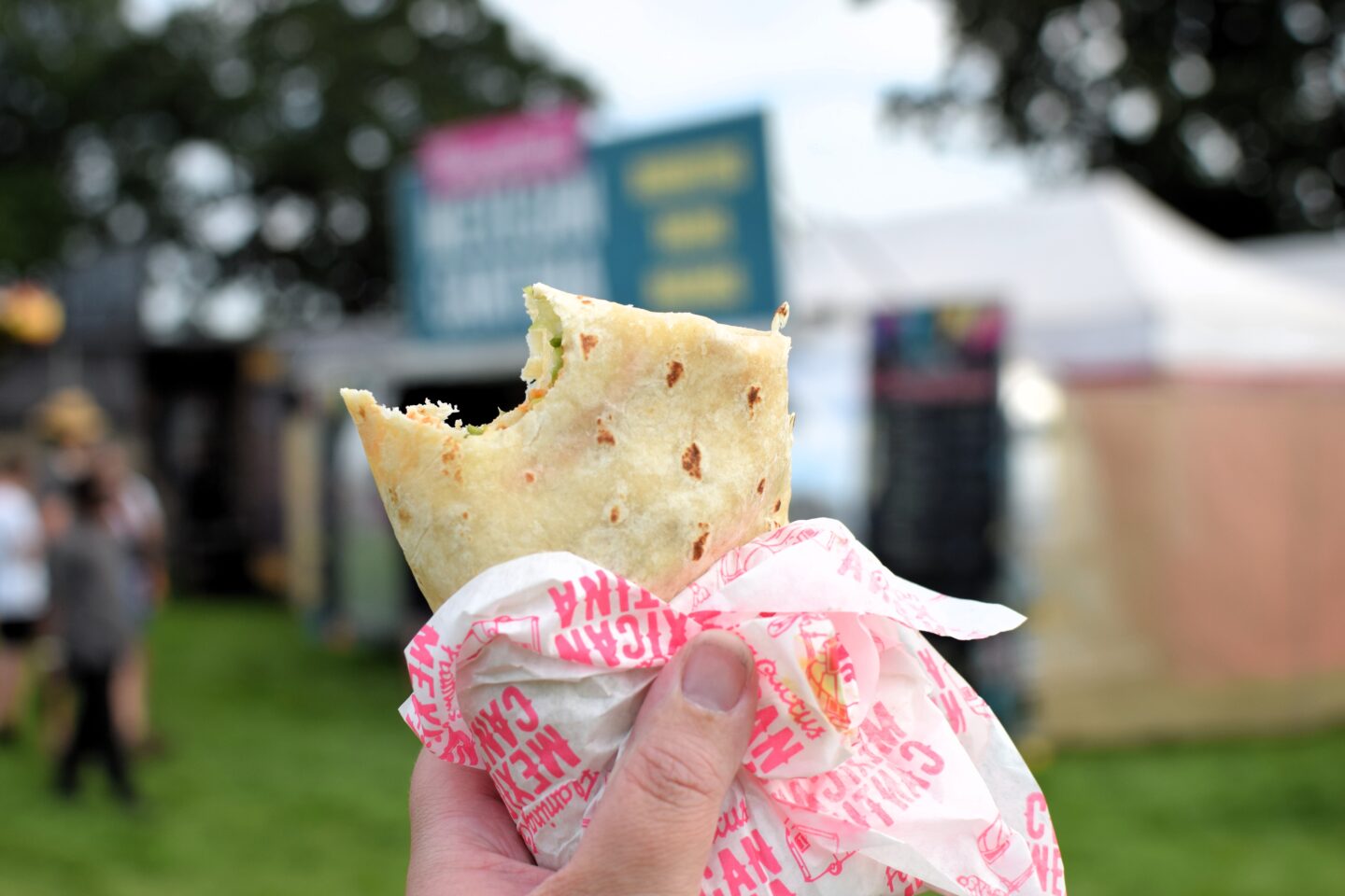 A pretty disappointing burrito at Camp Bestival Shropshire