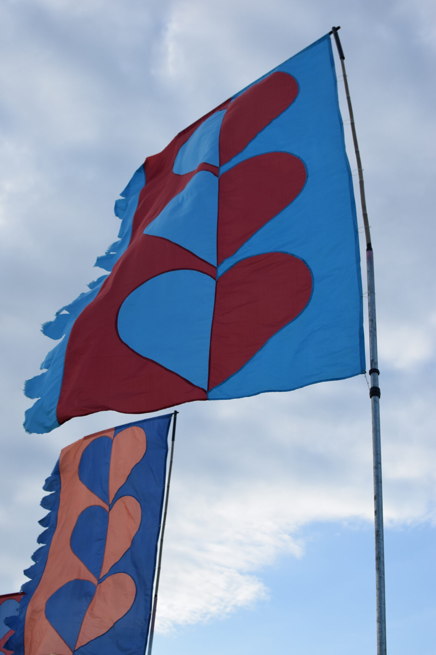 Festival flags at Camp Bestival