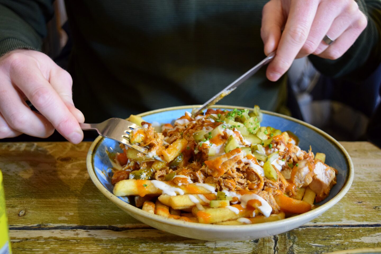 Buff Daddy Fries at Yard & Coop, Northern Quarter