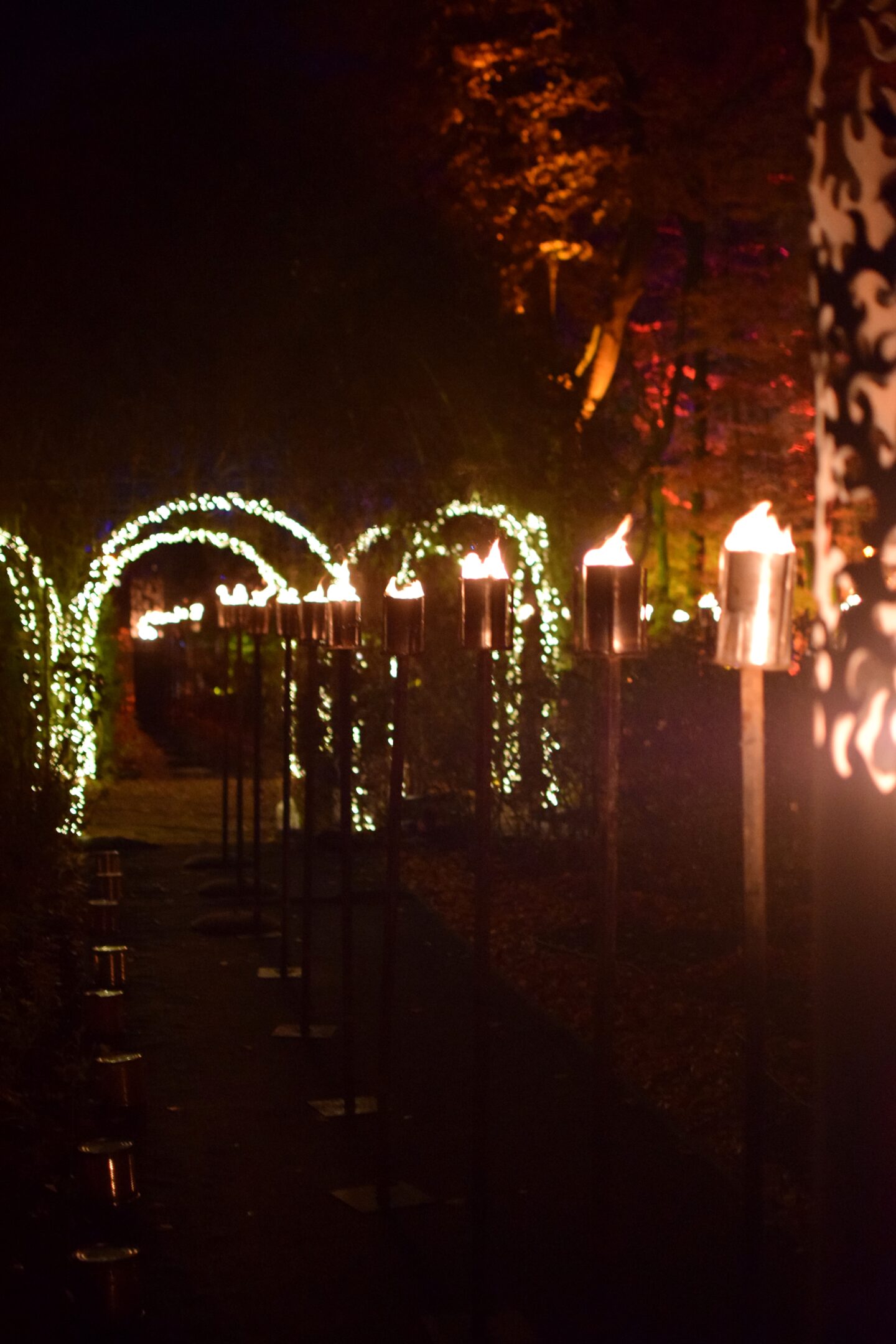 Christmas at Dunham Massey 2023 - fire lanterns