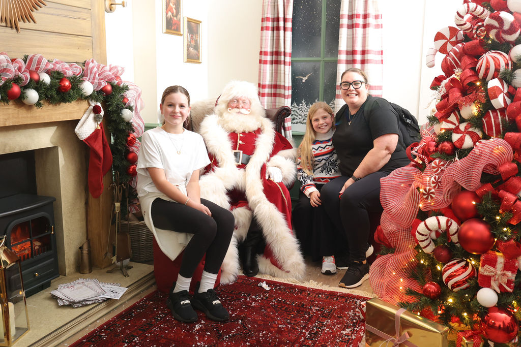 Father Christmas at The Grotto. Trafford Centre 2023