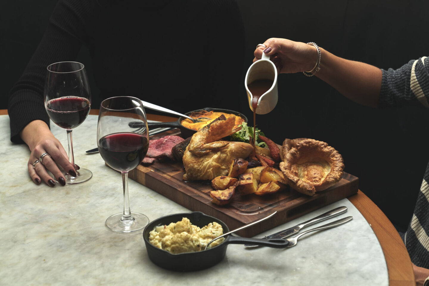 Sharing Sunday roast at Gusto this Mother's Day