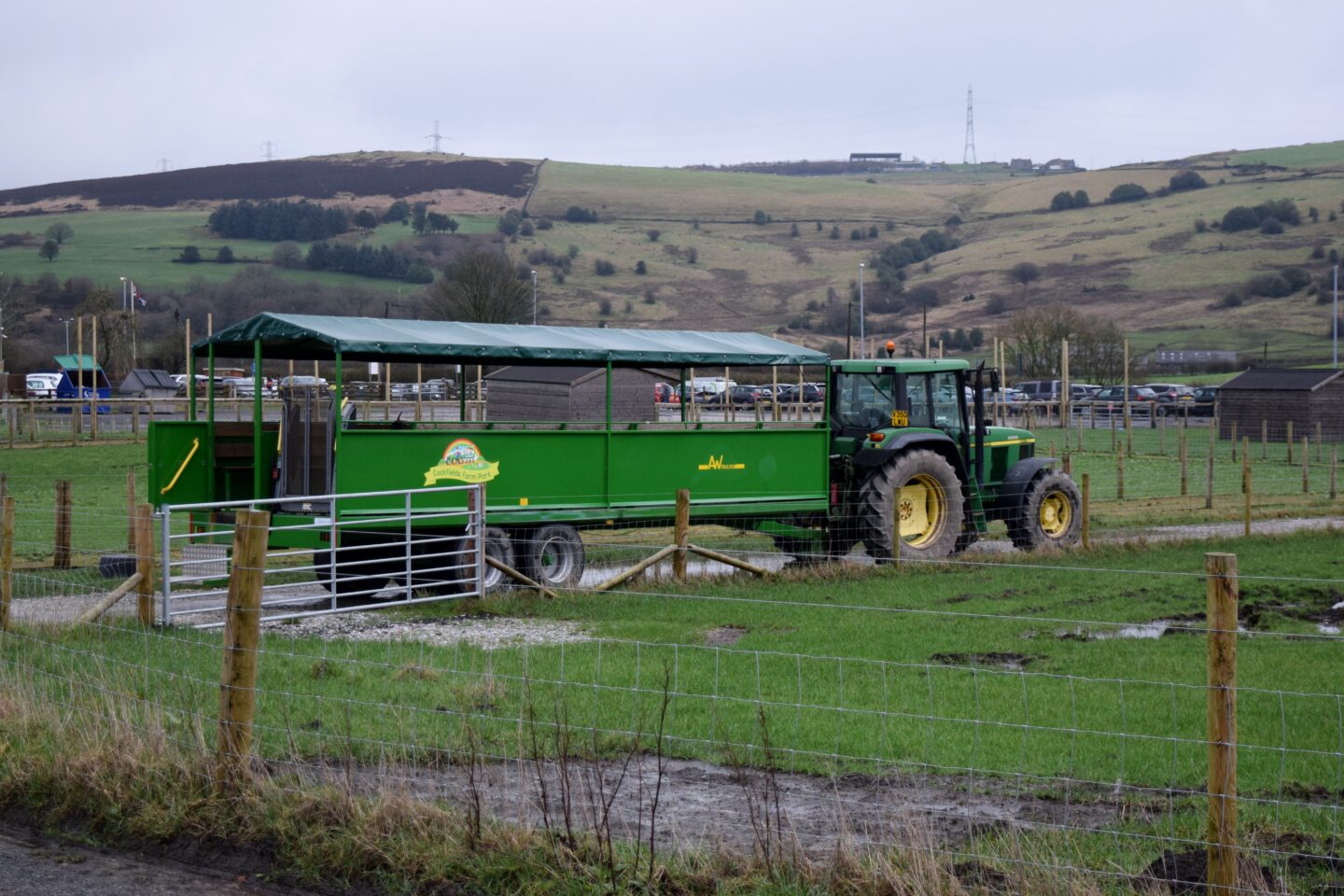 Tractor ride at Cockfields Farm