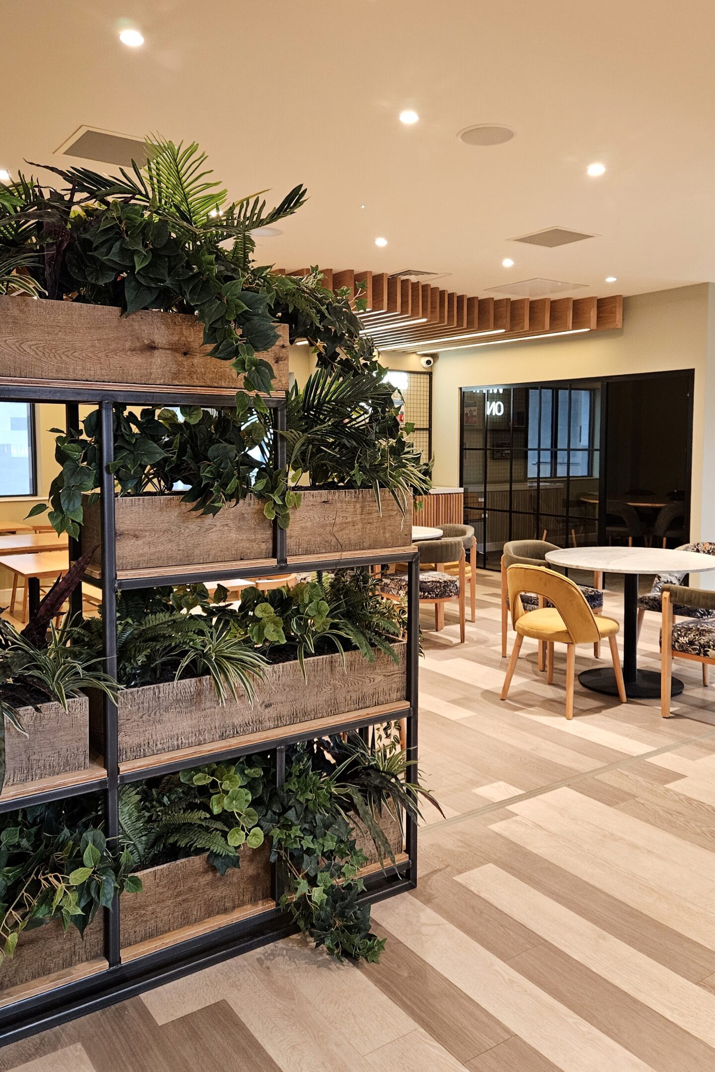 Beautifully styled reception building