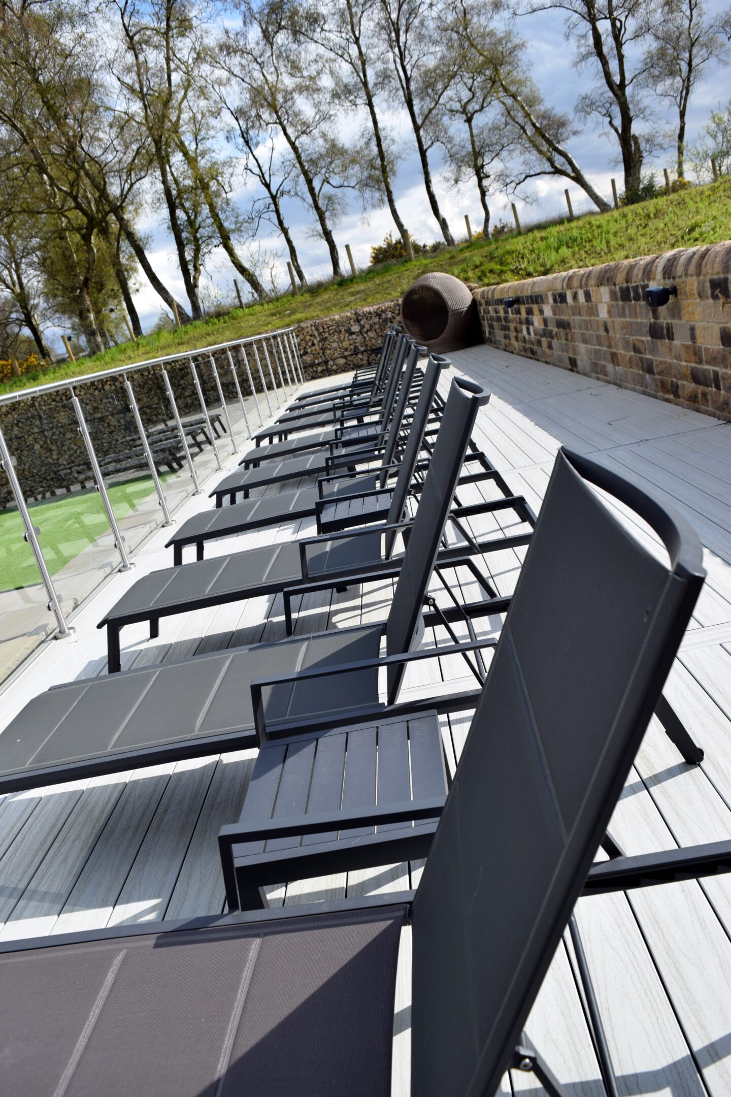 sun beds at Wild Rose