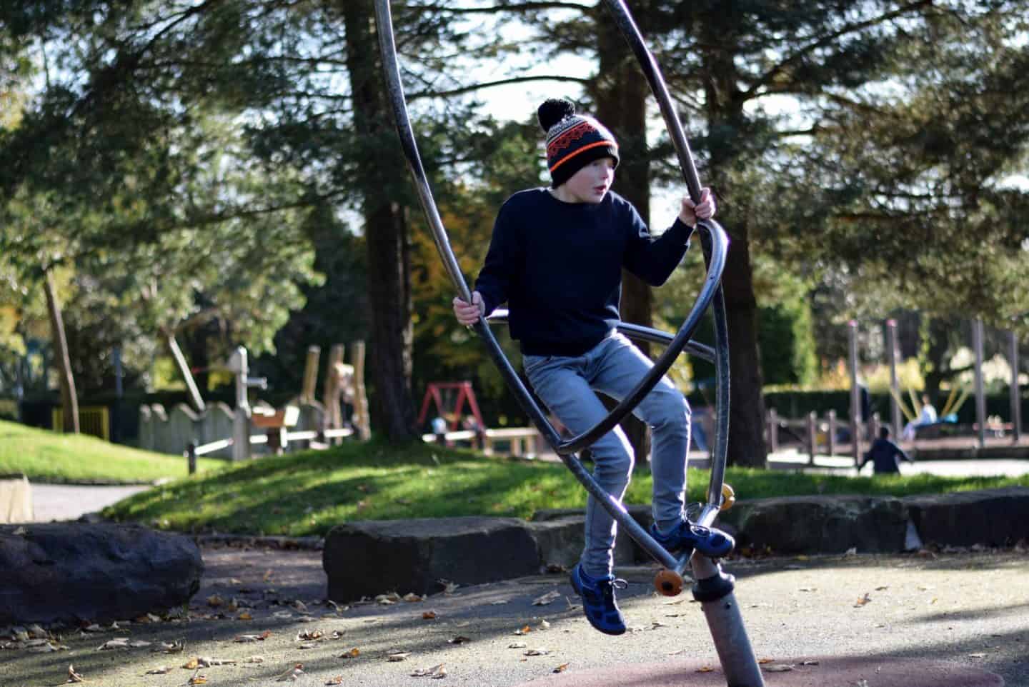 Play area in Alexandra Park, Oldham