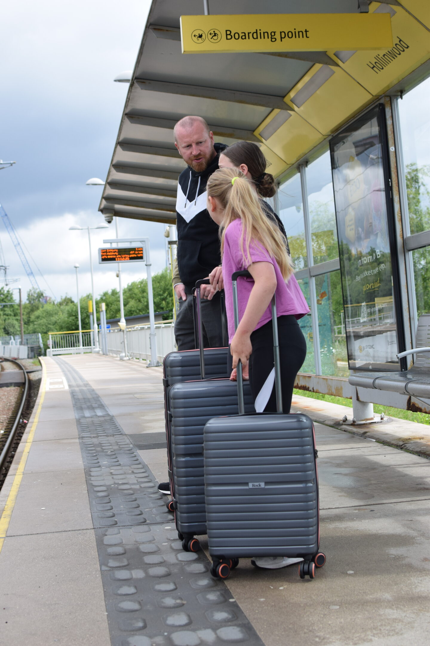 Set of three hard shell suitcases - luggage to suit the whole family's needs from Very