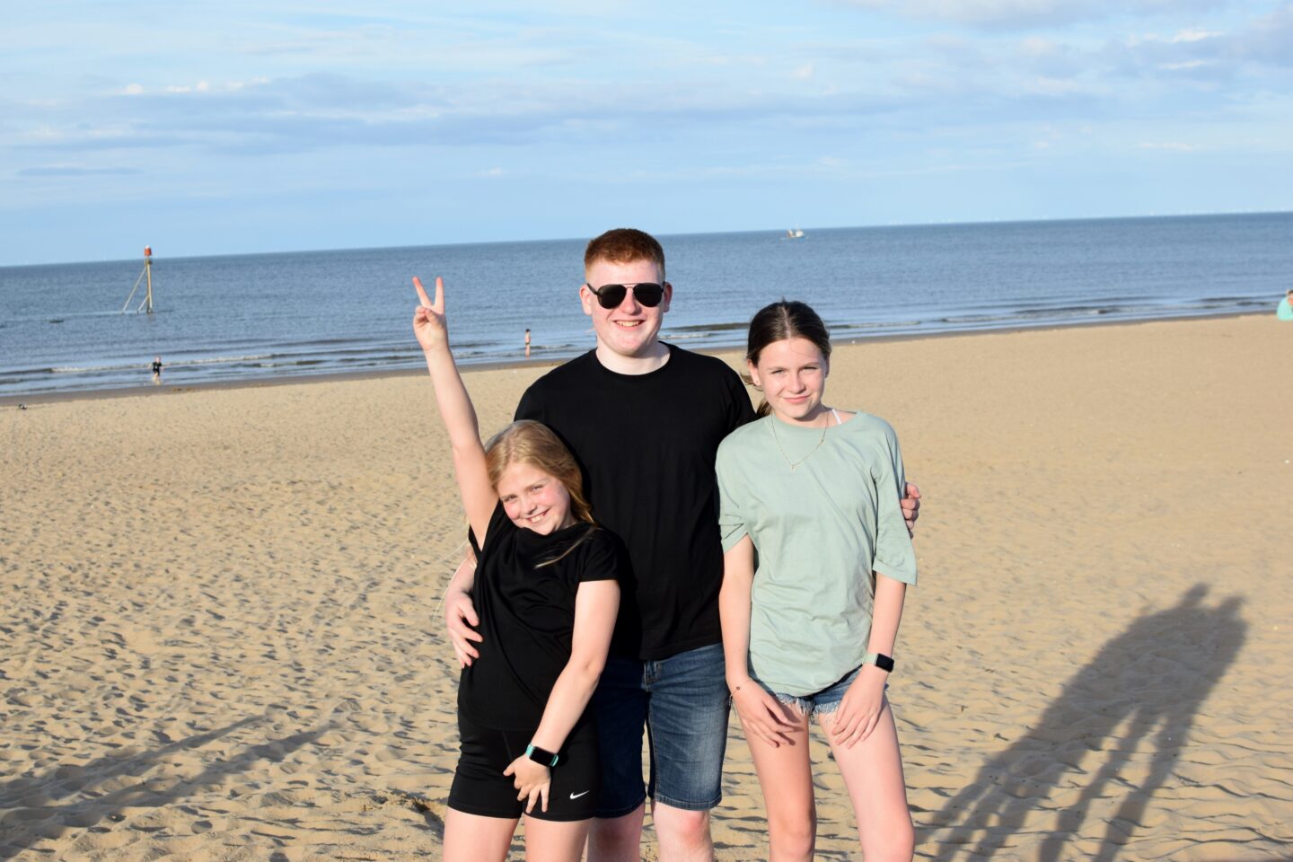 Team WGOAA on Mablethorpe Beach