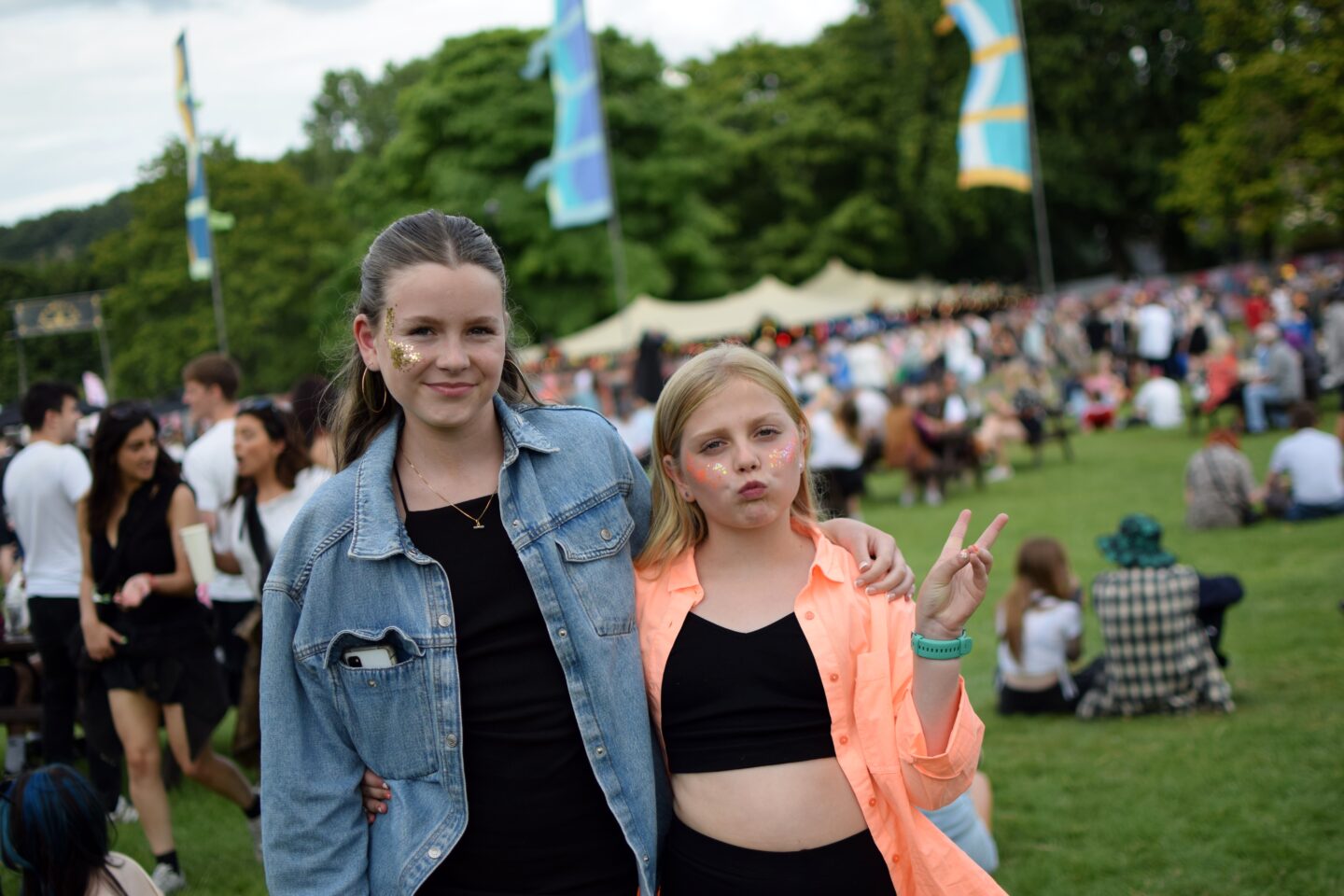 Chloe and Amy at Tramlines 2024