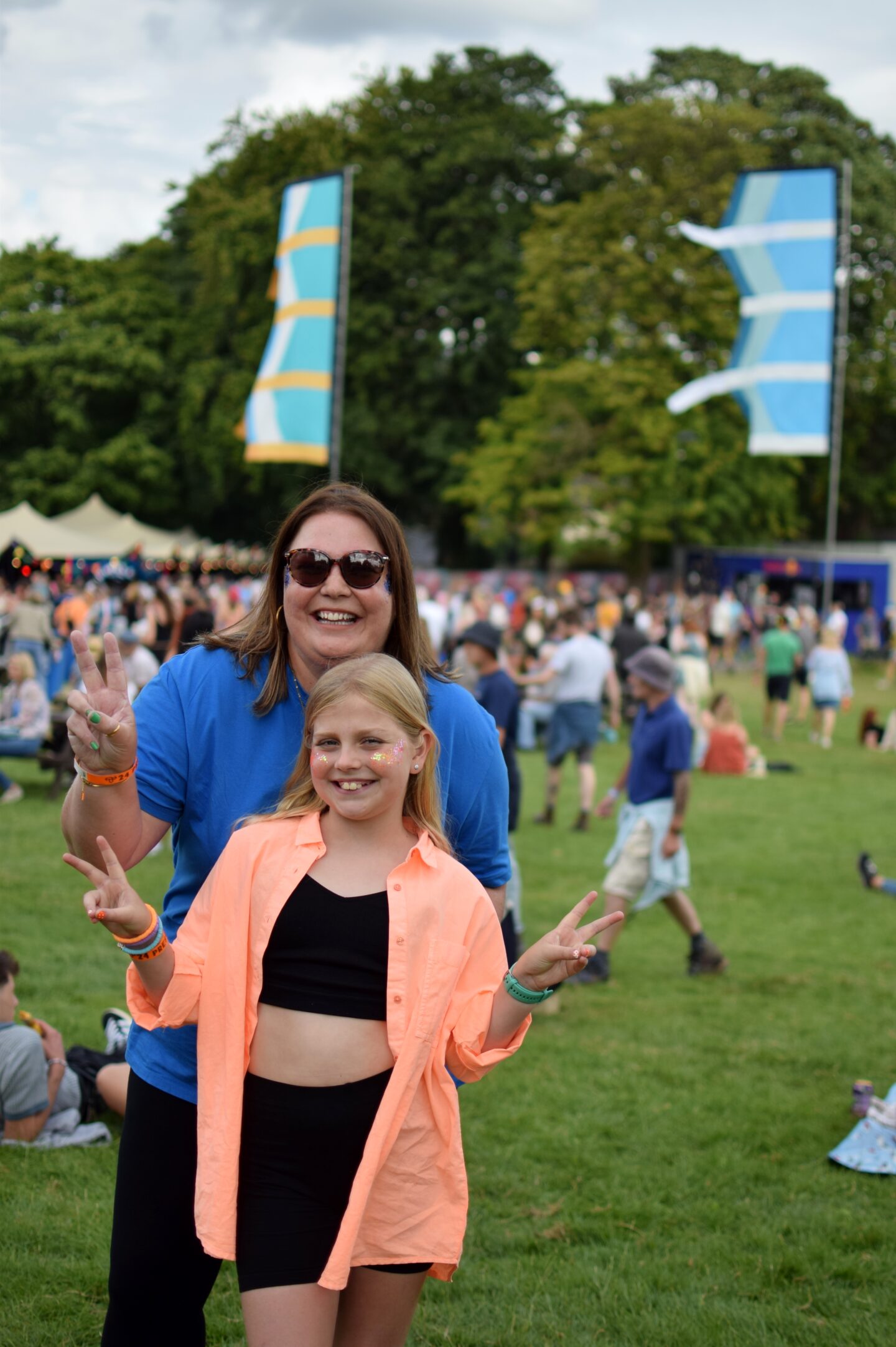 Colette and Amy at Tramlines 2024