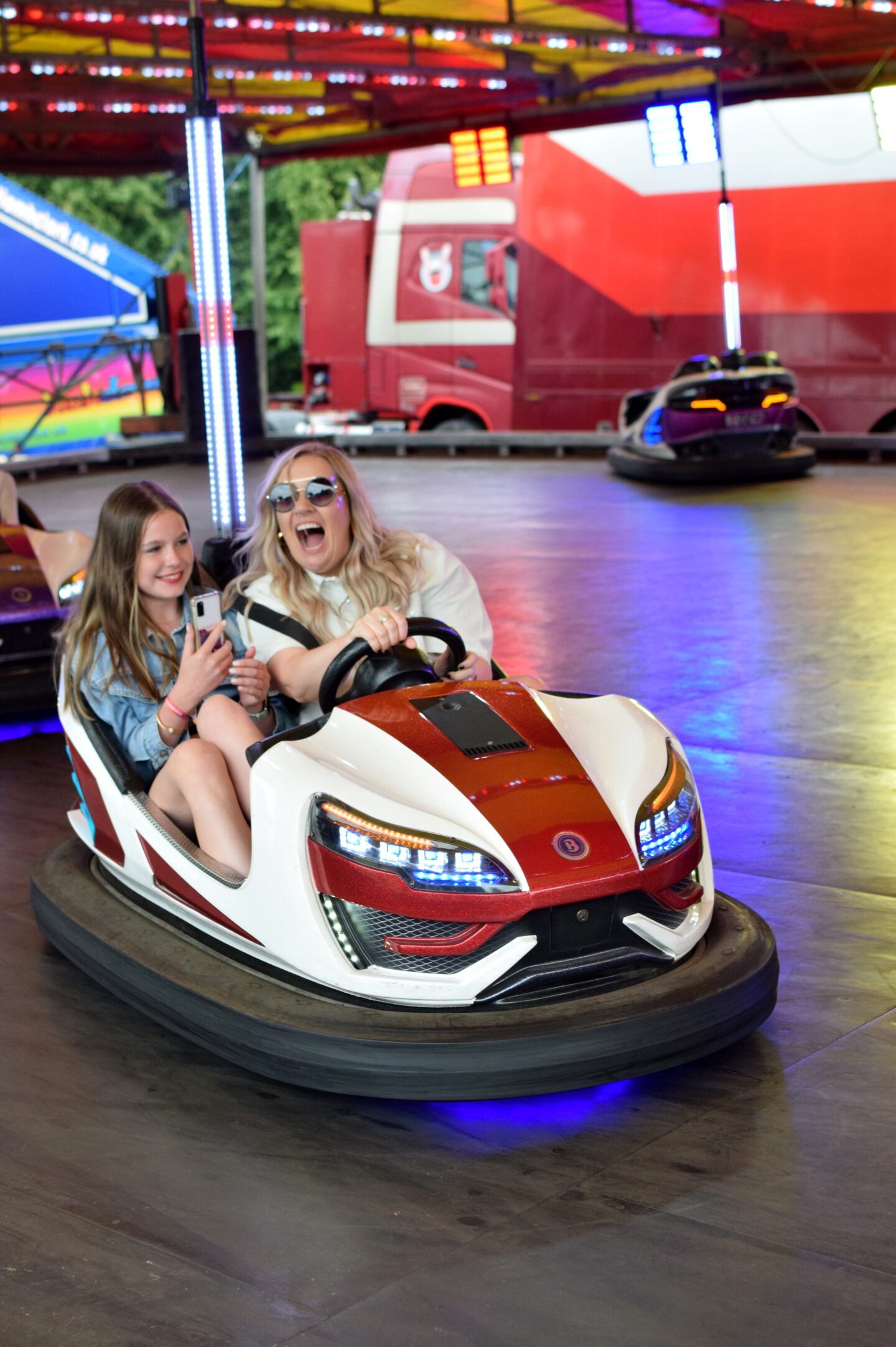 Dodgems at Hardwick Festival