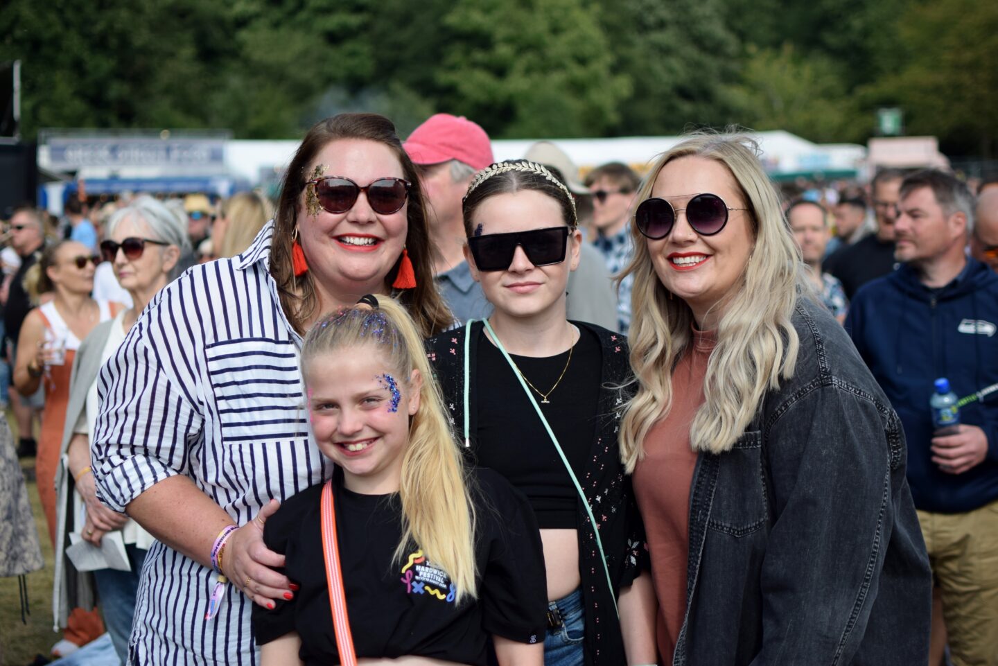 Colette, Chloe, Kirsty and Amy at Hardwick Festival
