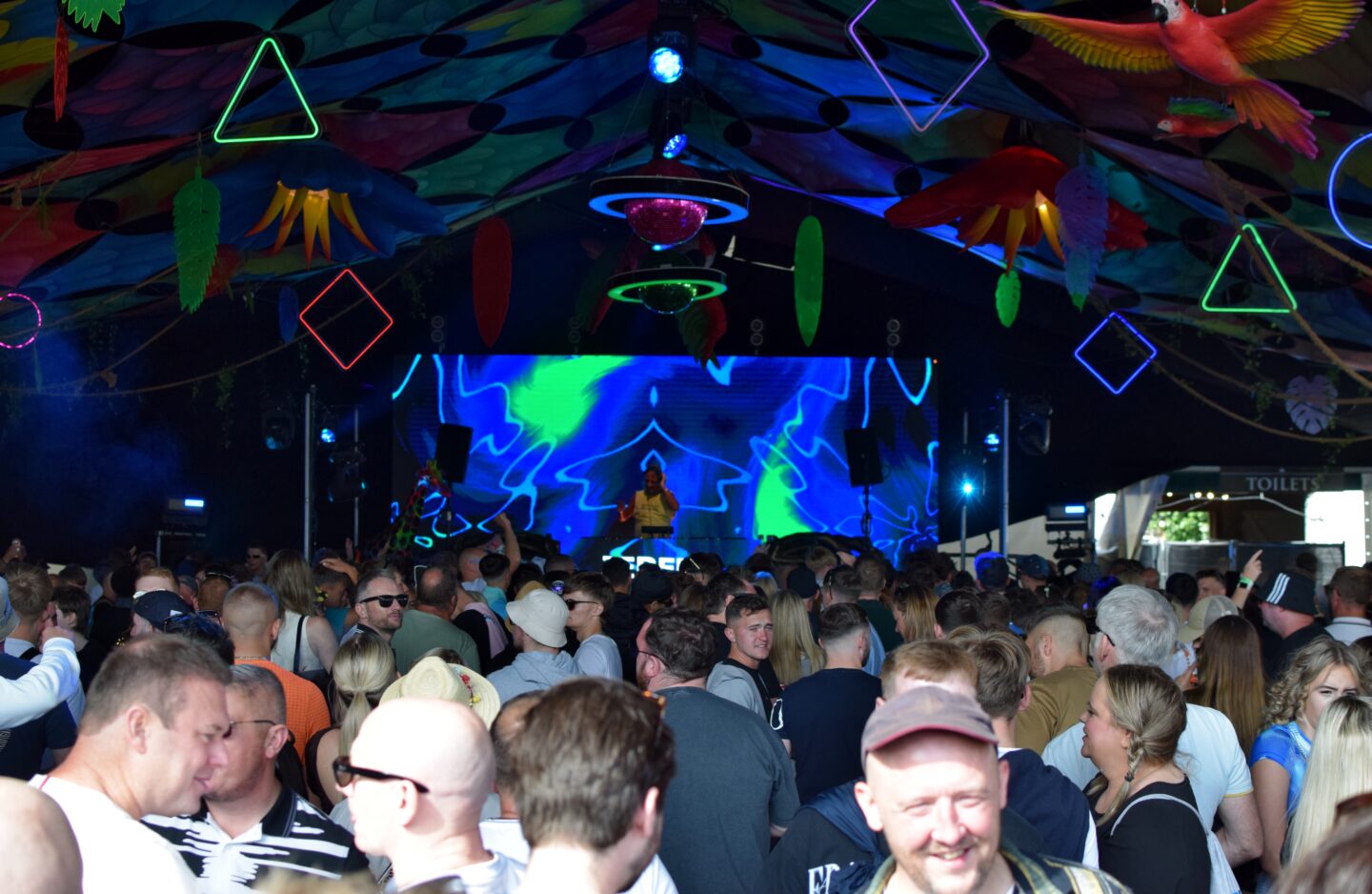 Hardwick Festival courtyard