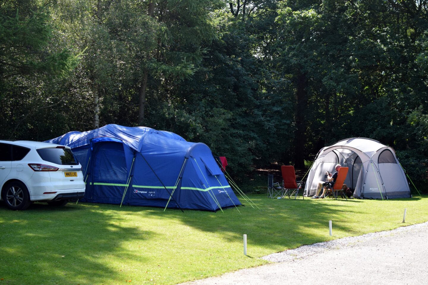 Jumbo pitch at Delamere Forest Camping and Caravanning Club Site