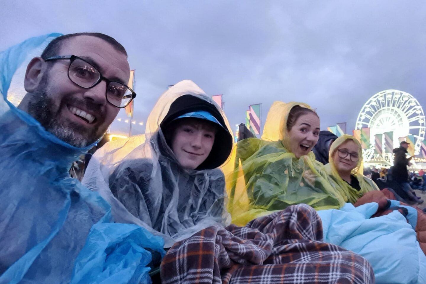 Team Butler at CarFest in the rain