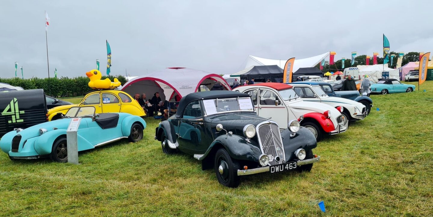 Cars on display at CarFest