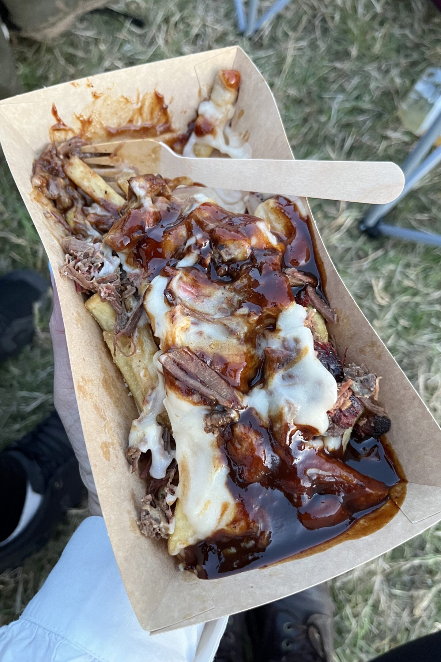 loaded fries at CarFest