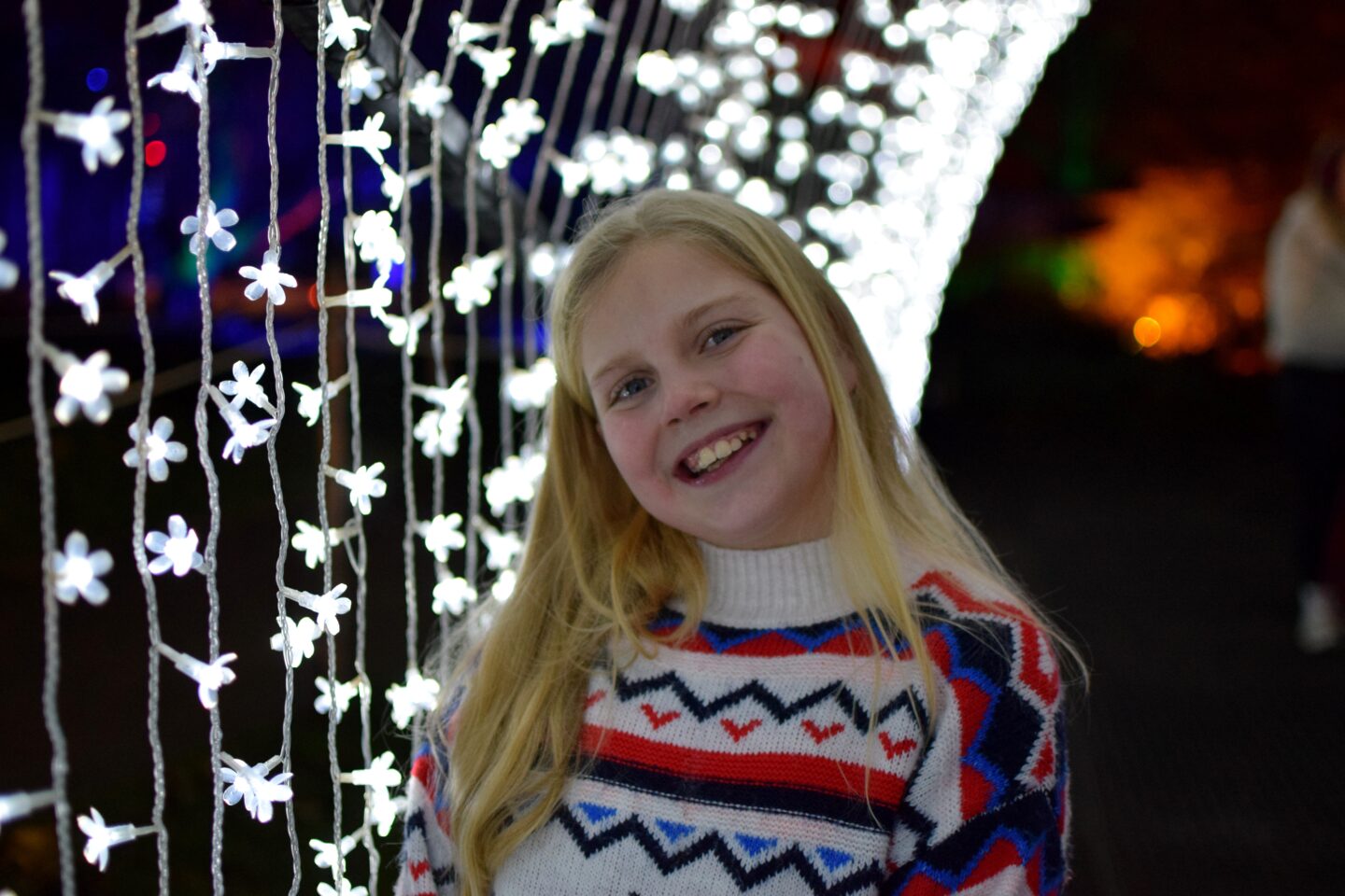 Amy in Dunham Massey Christmas Cathedral