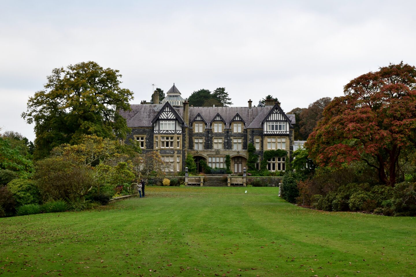 Bodnant Garden - full view of the house