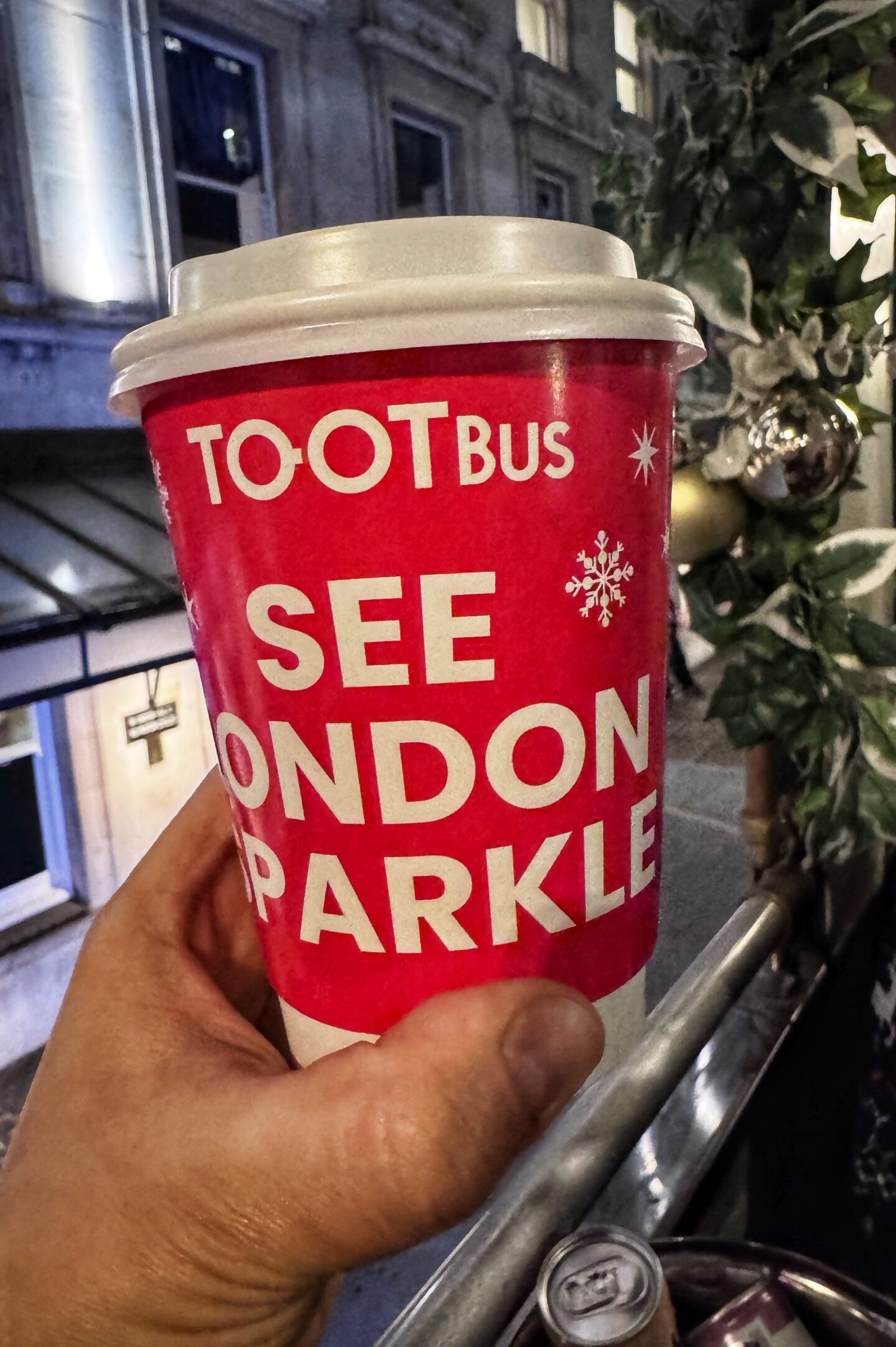 Hot chocolate and mulled wine on TOOTBus