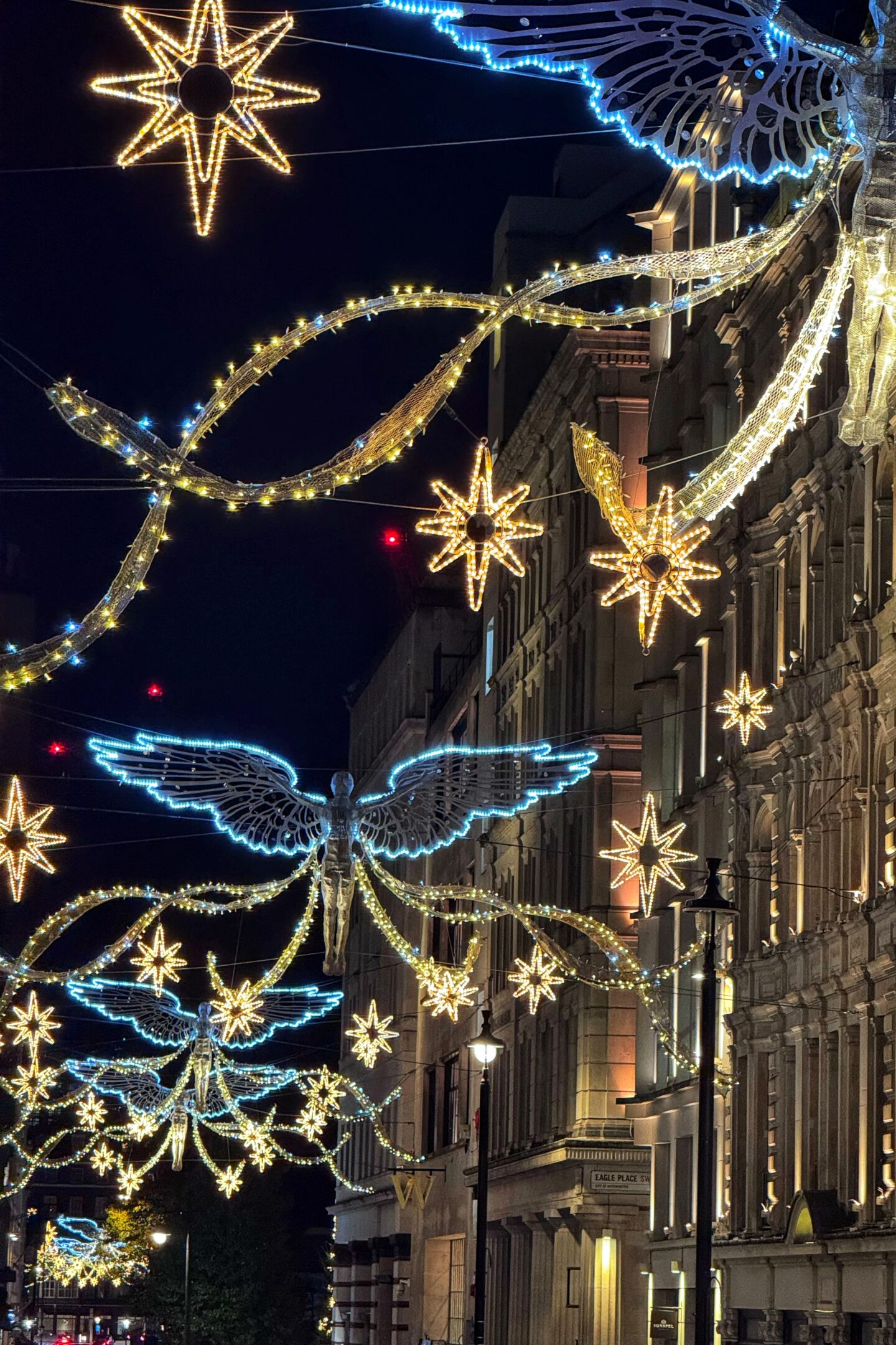 Christmas lights in London