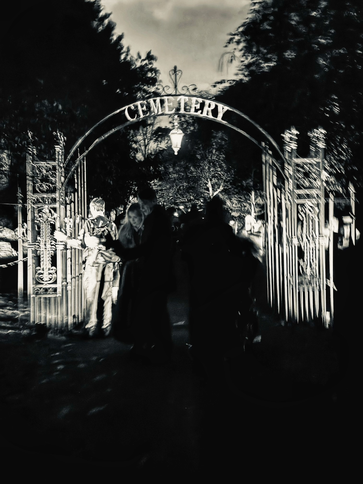 Cemetery at Halloween at Kew