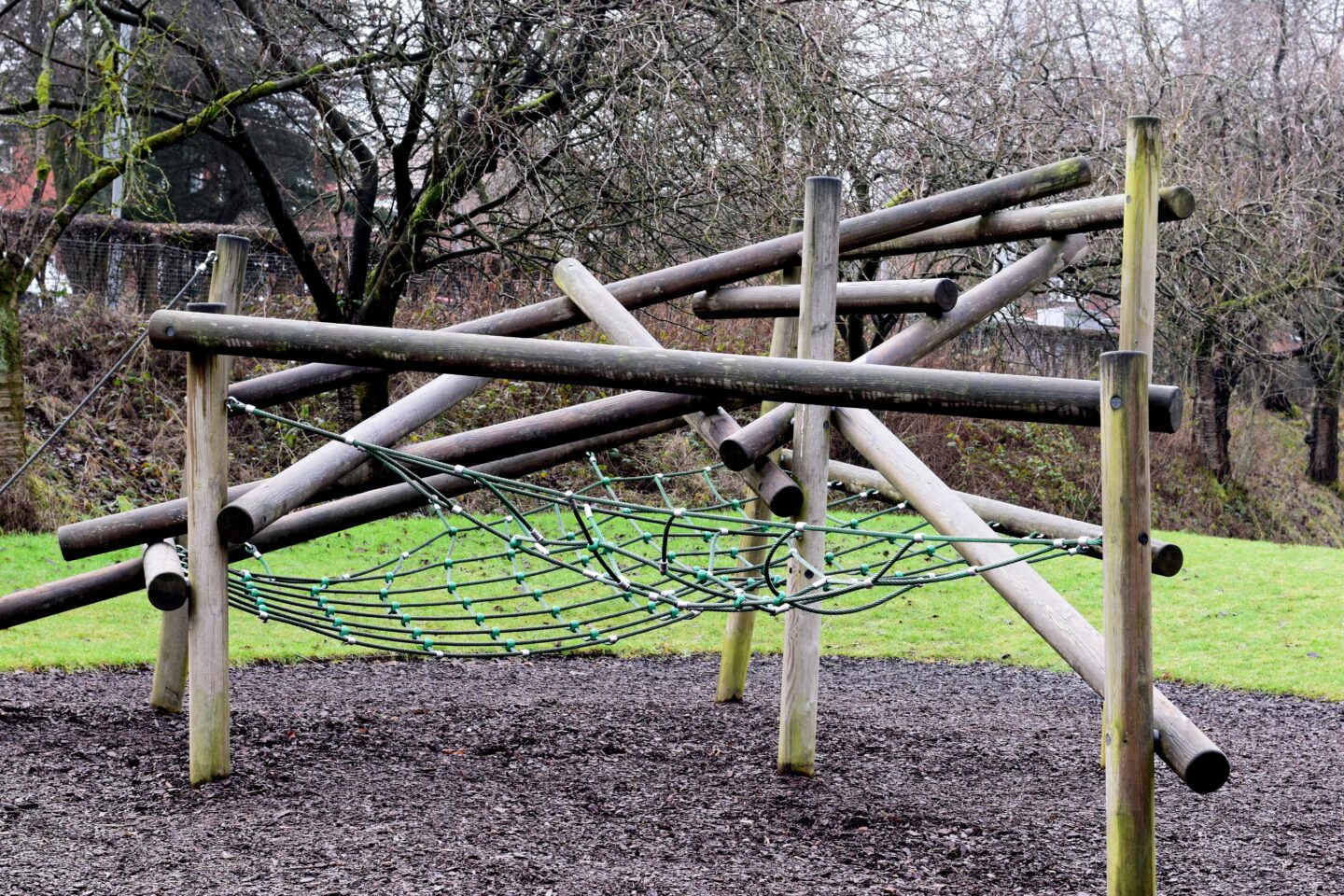 Chadderton Hall Park climbing frame
