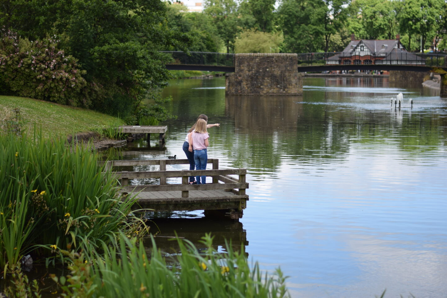 Boating Lake in Alexandra Park, Oldham