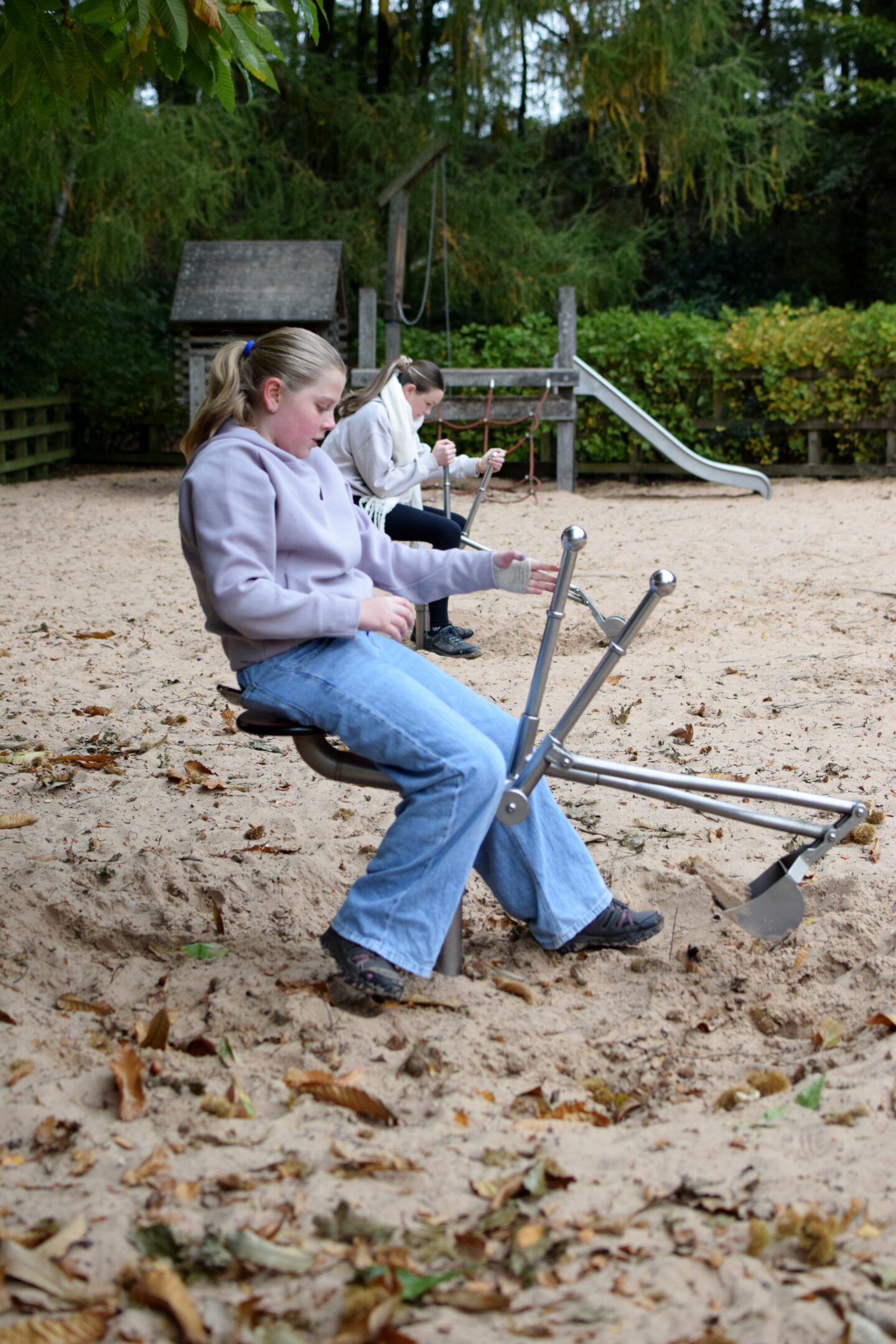 Sand play area at Tandle Hill
