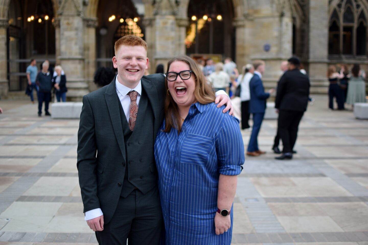 Ben and Mum at prom