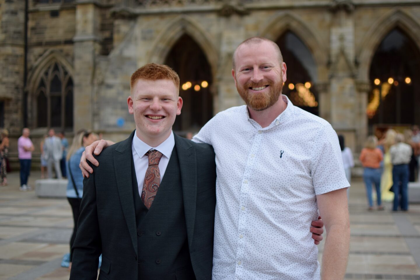 Ben and Dave at prom