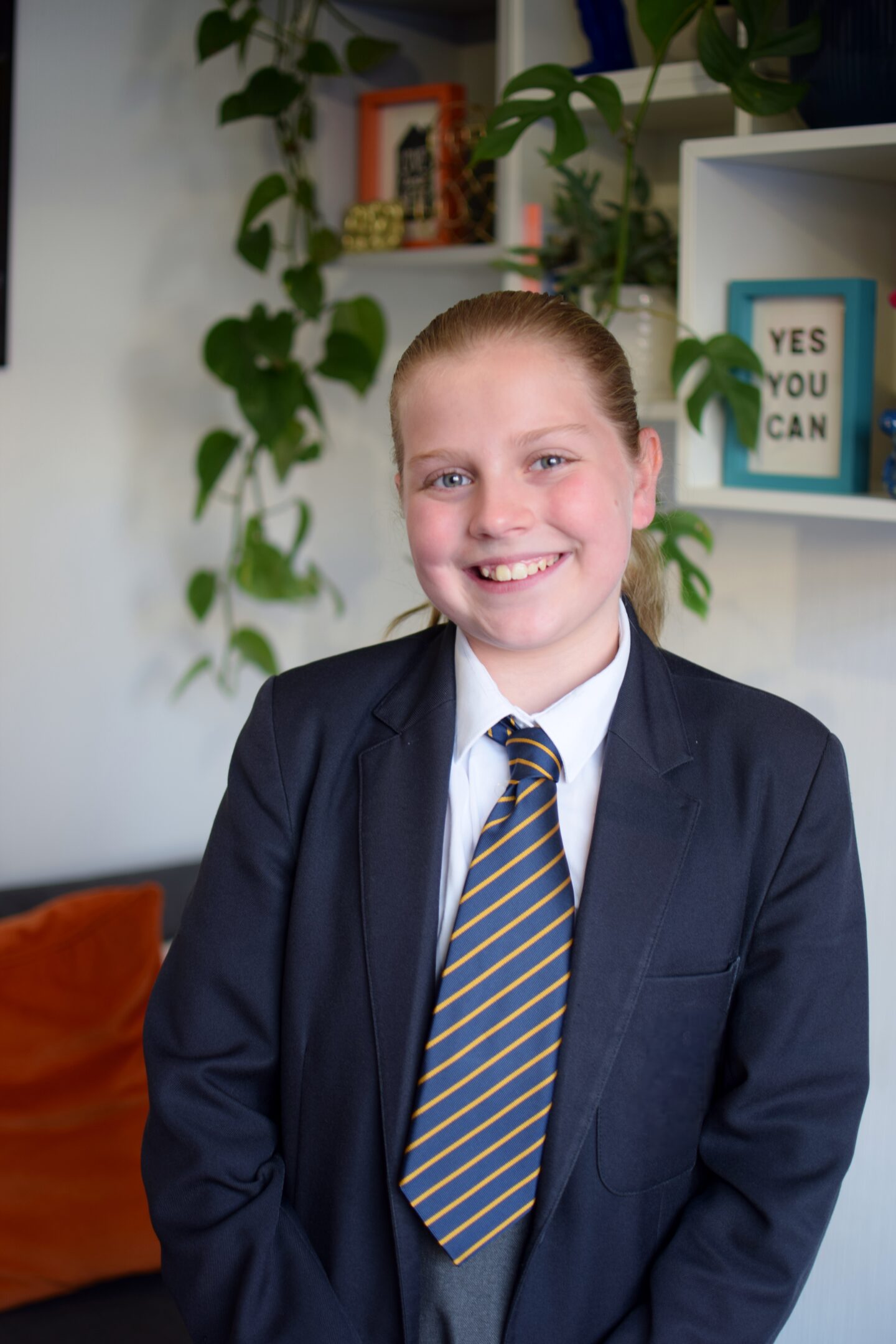 Amy first day at secondary