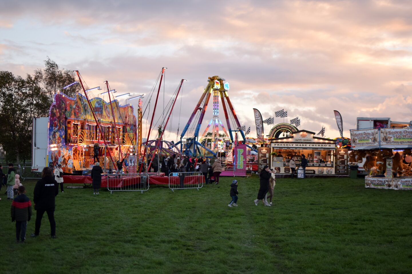 Autumn lights fairground