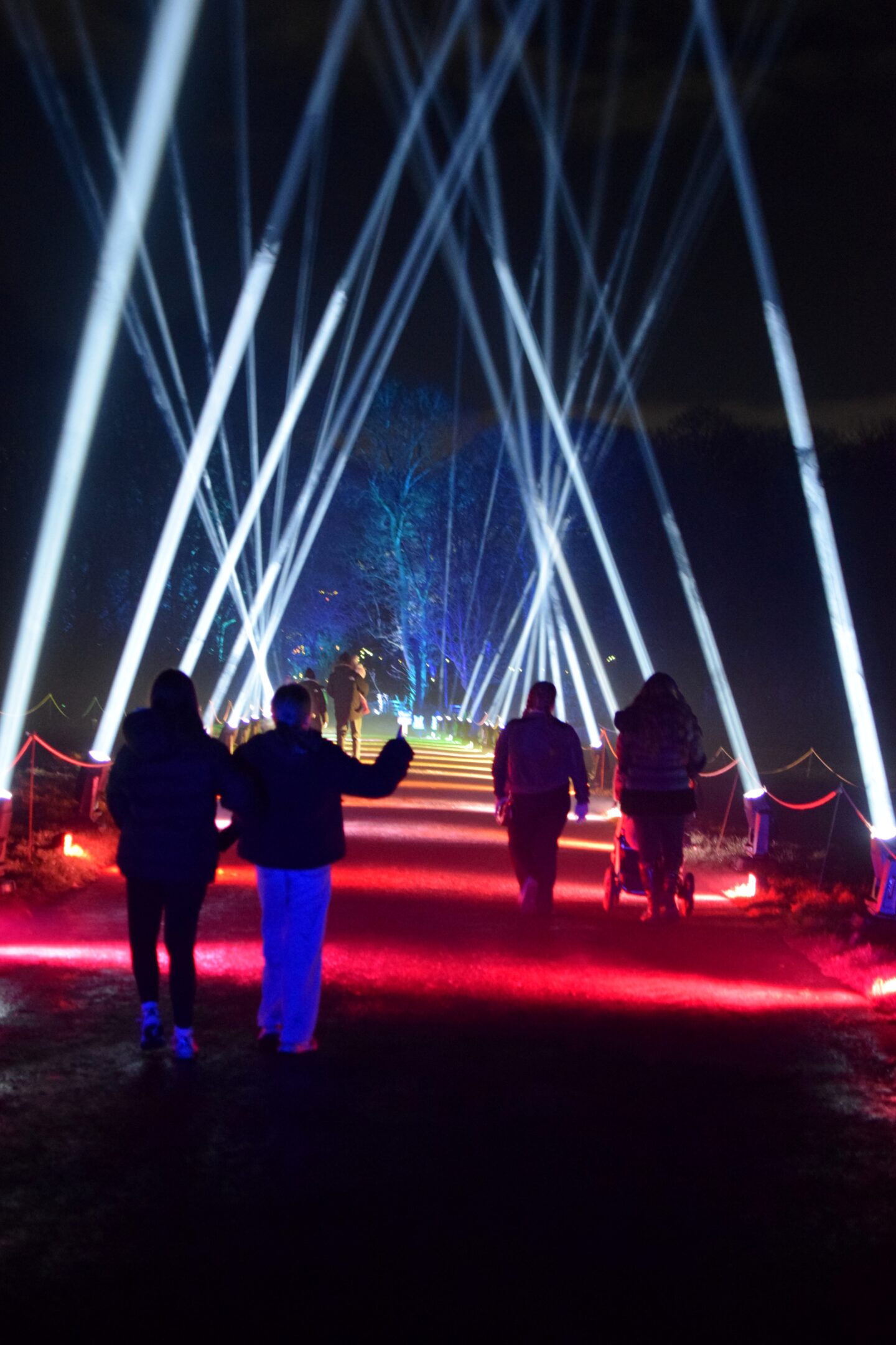 Runway to the Sky lasers Northern Lights Manchester