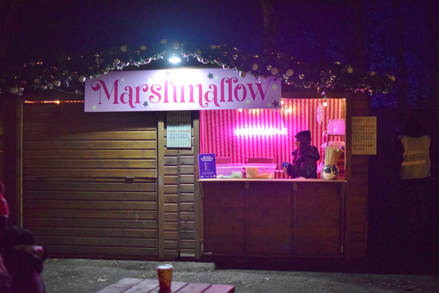 Marshmallows for toasting at Northern Lights Manchester