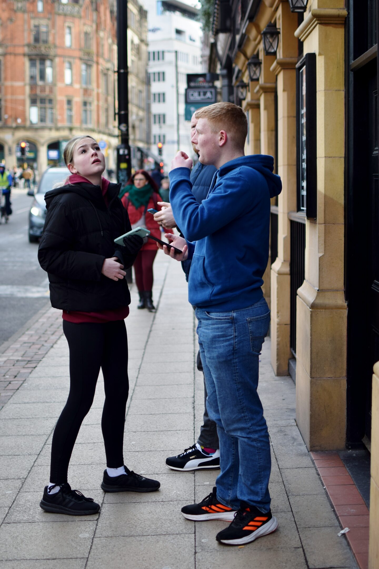 Working out StreetHunt clues in Manchester