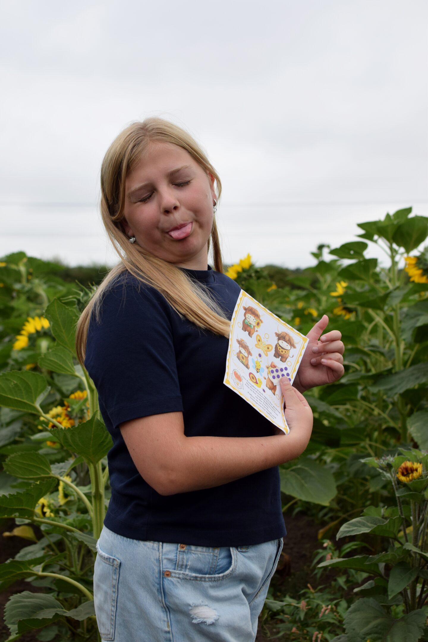 Dunham Massey Ice Cream Farm - Sunflower trail scavenger hunt