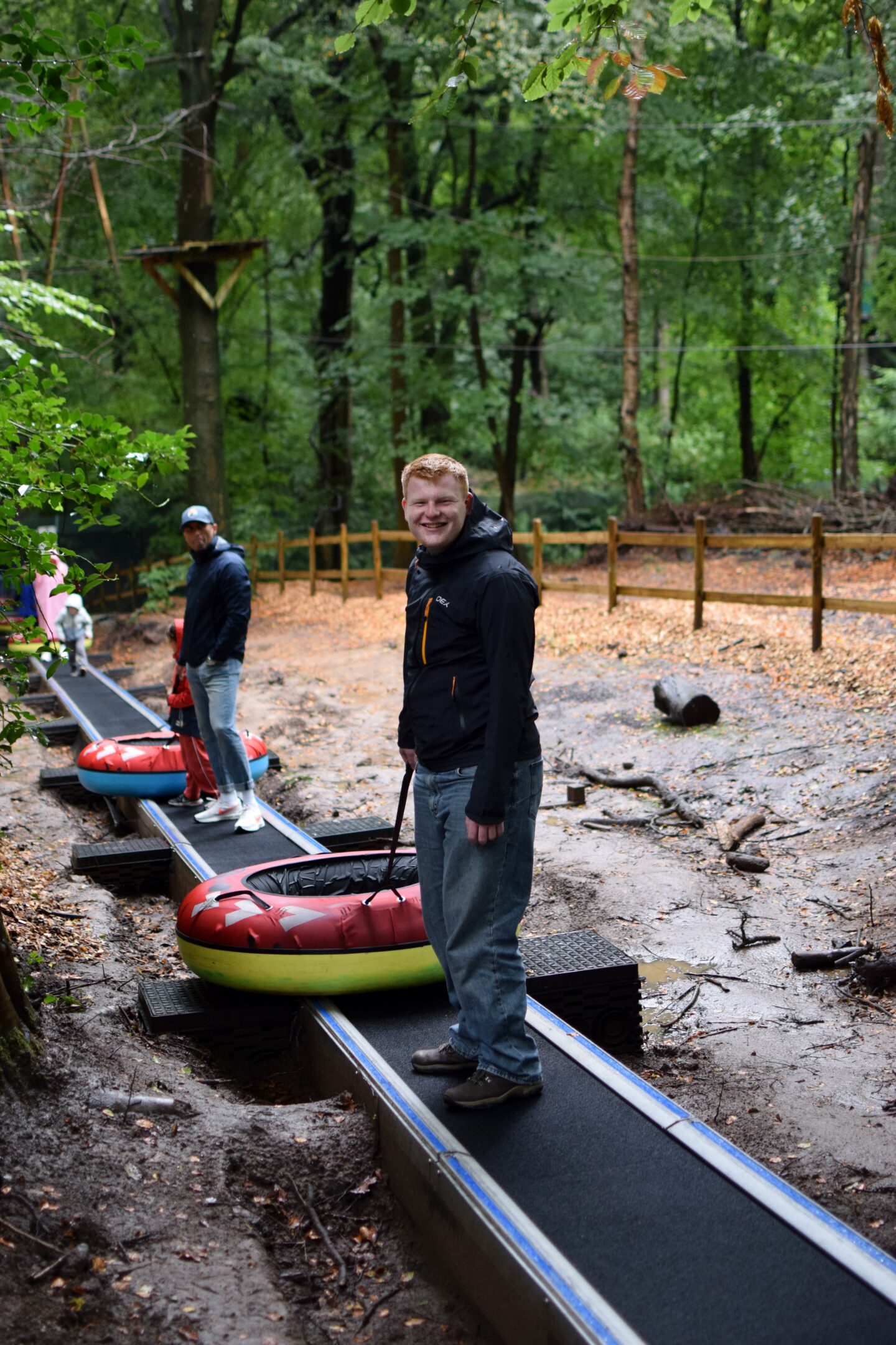 Zip World Manchester Forest Tubing - travelator
