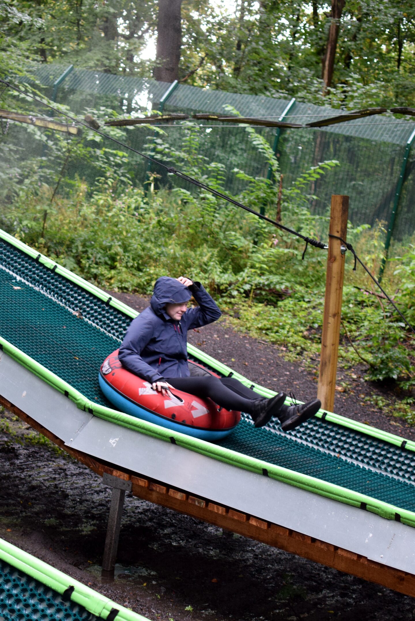Zip World Manchester tube slides - what to wear