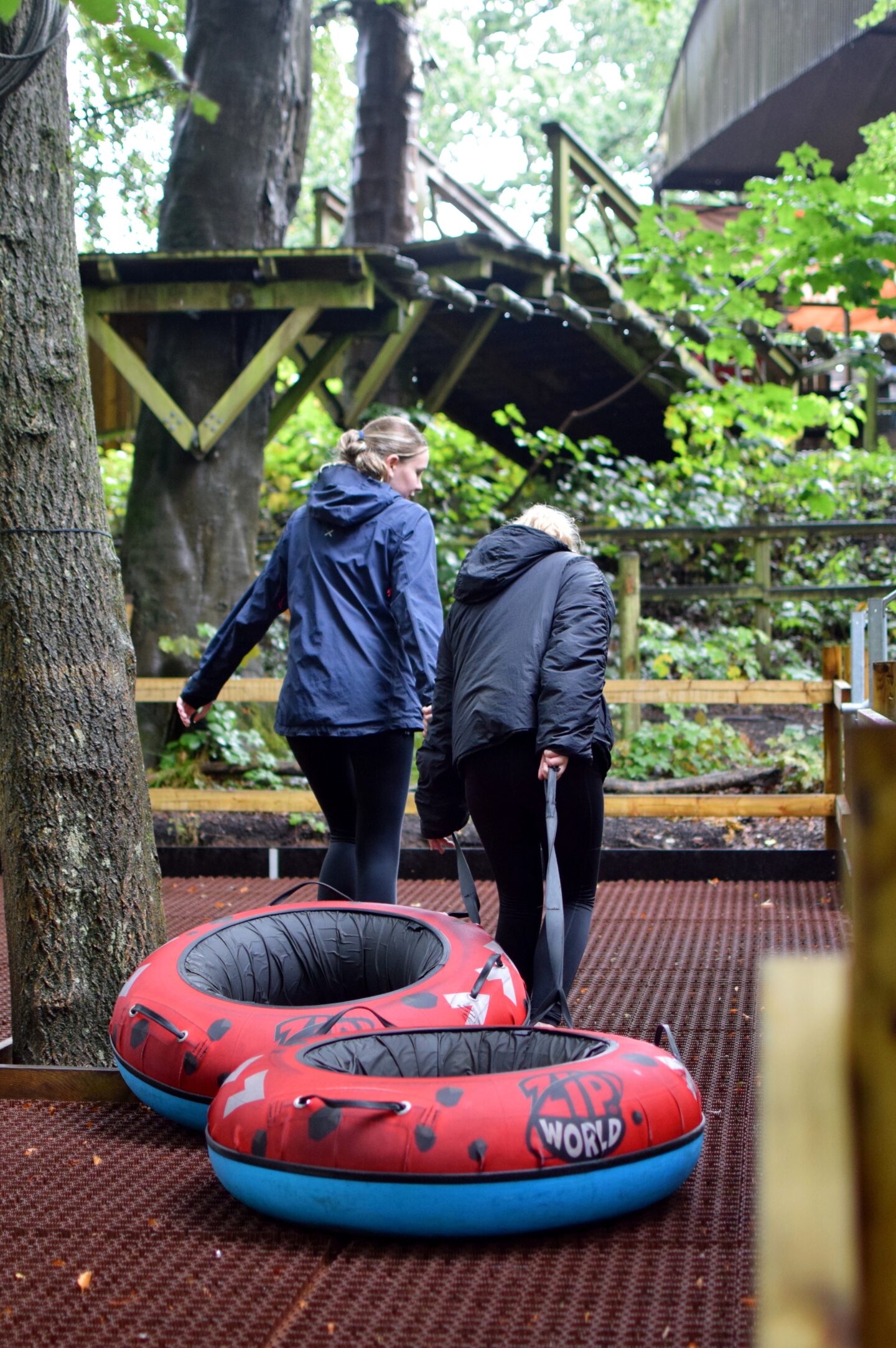 Pulling tubes at Heaton Park