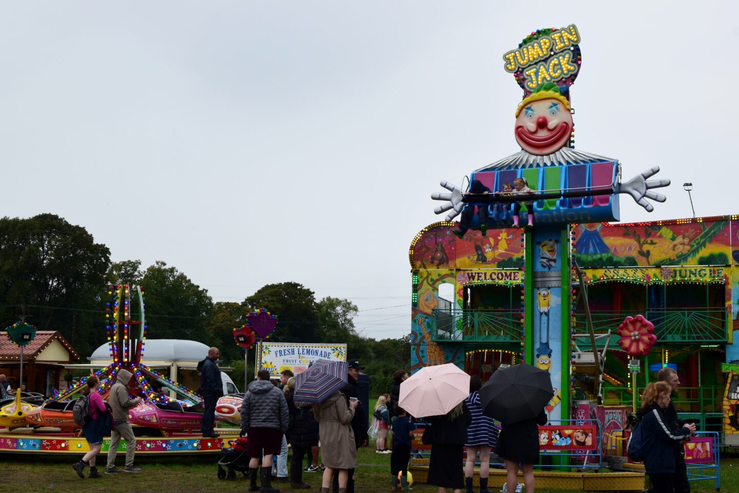 Festival fairground rides